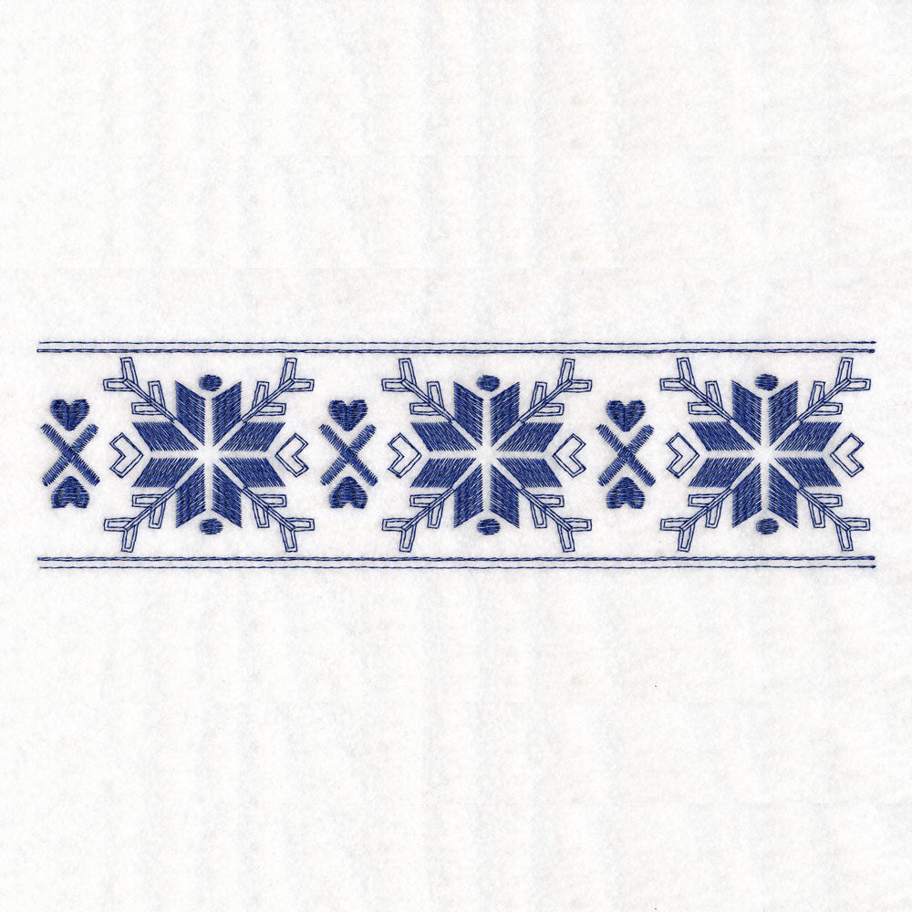Nordic Winter Repeatable Border 4