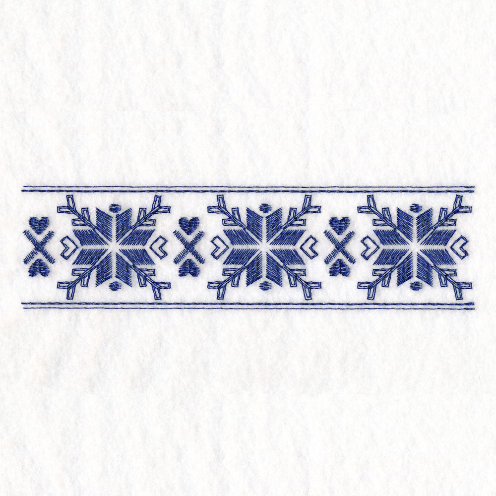 Nordic Winter Repeatable Border 4