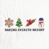 Baking Spirits Bright Icons Border