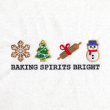 Baking Spirits Bright Icons Border