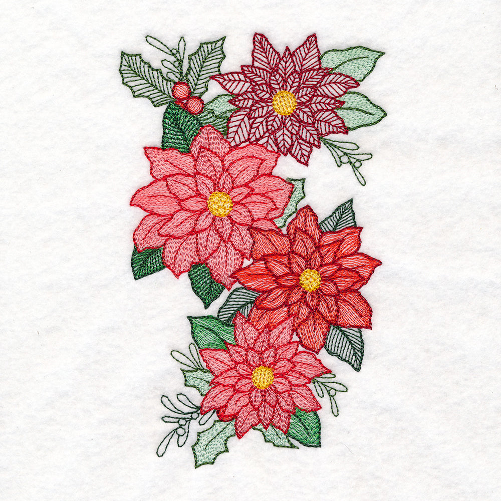 Poinsettia Bouquet Cascade
