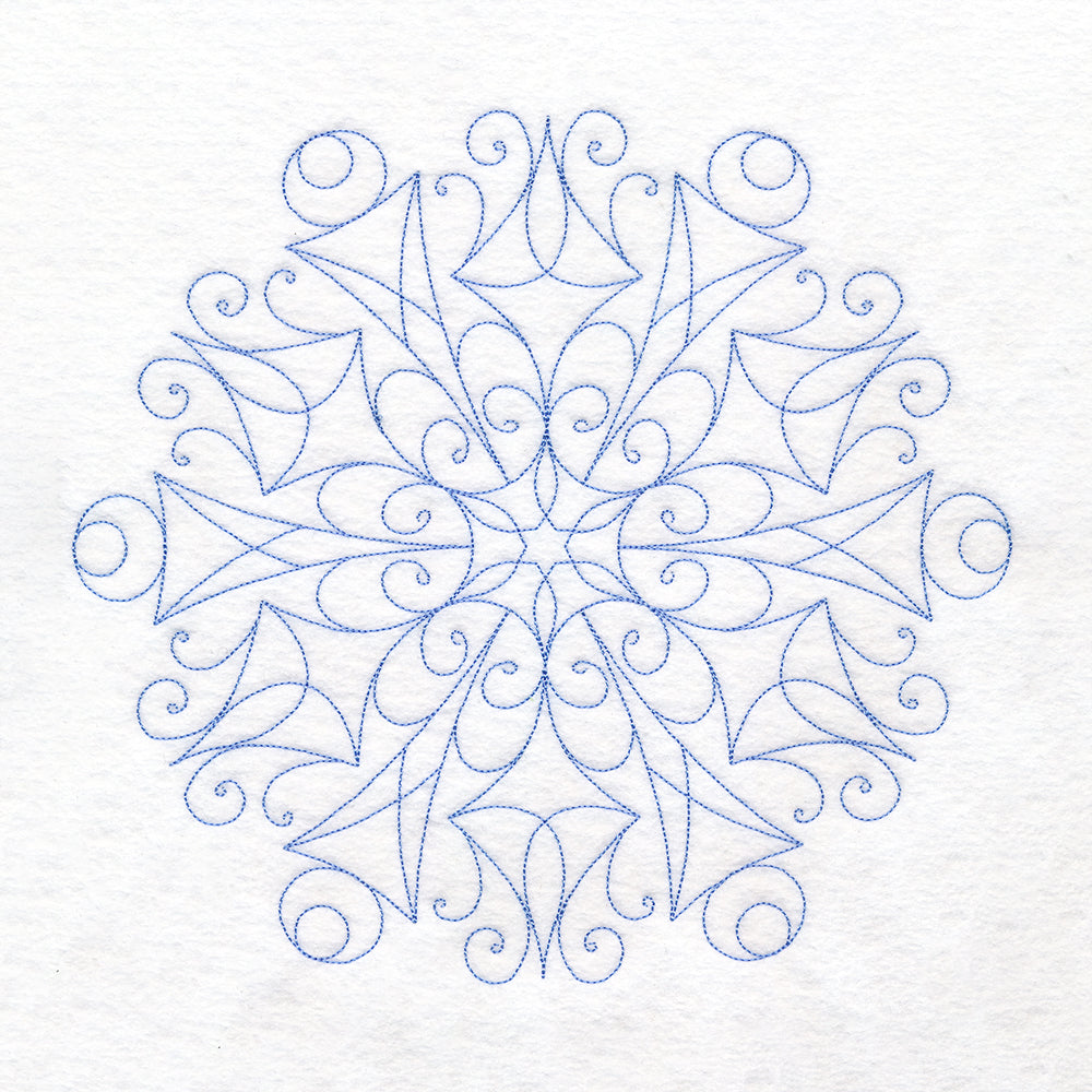Simple Snowflake (Quilting)