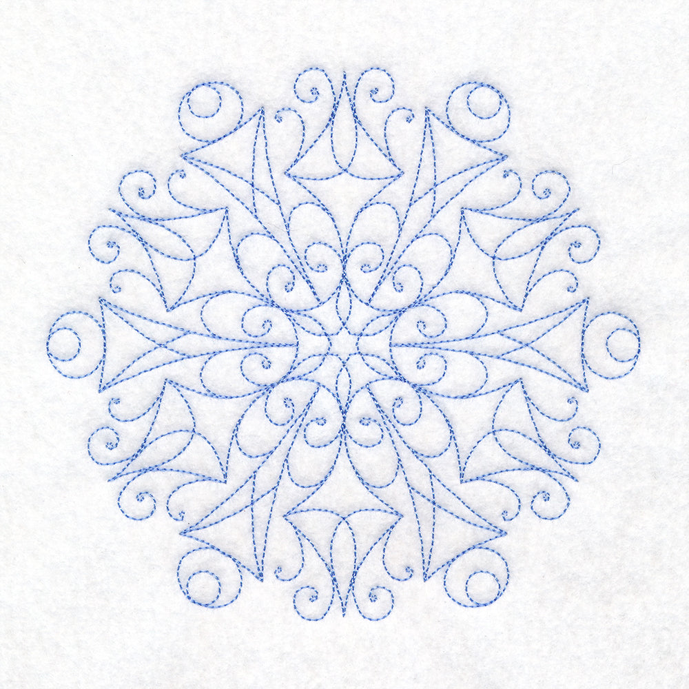 Simple Snowflake (Quilting)