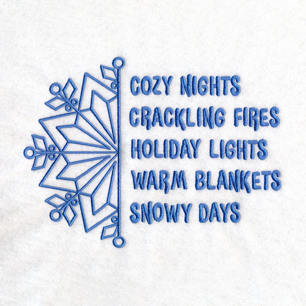 Winter Favorites Snowflake