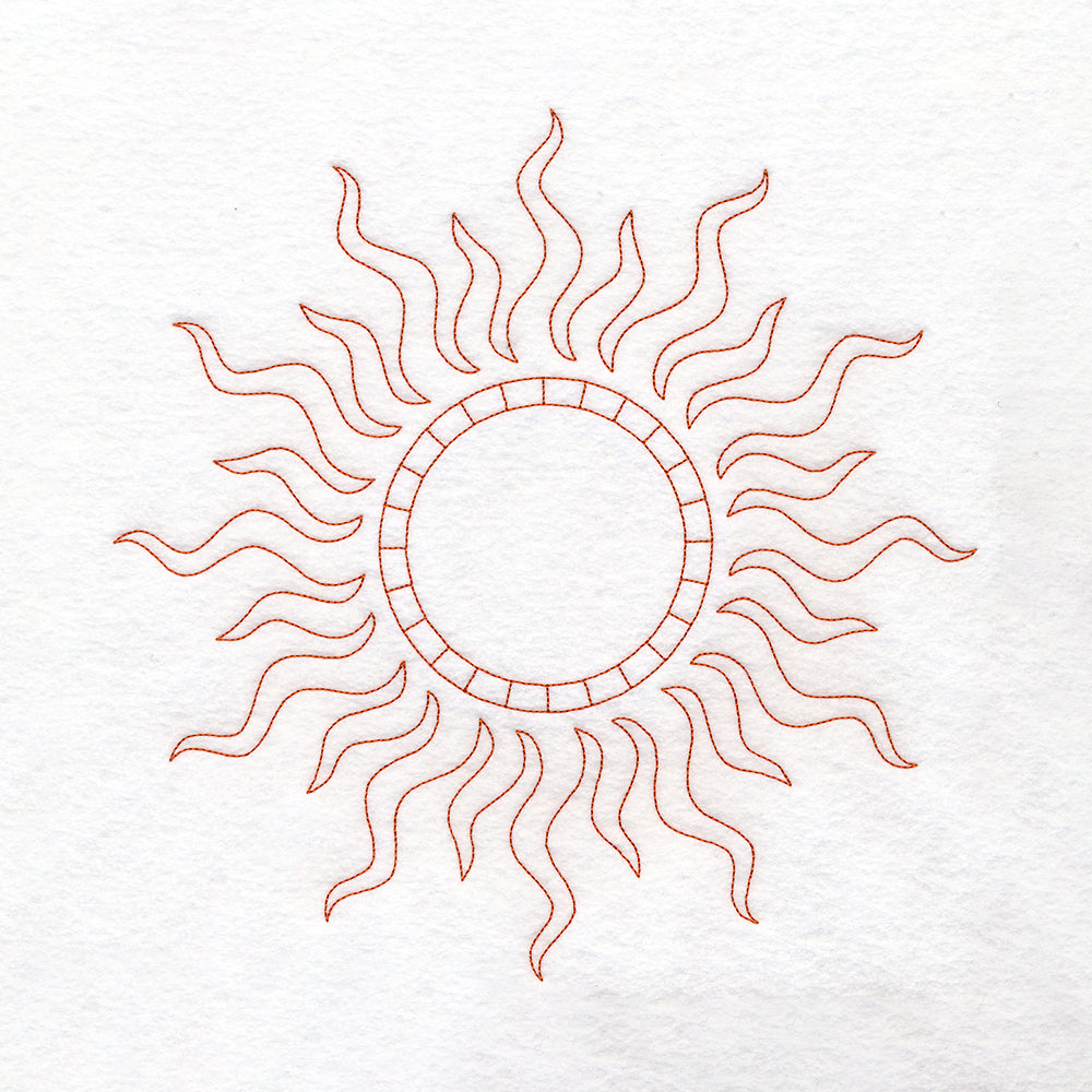 Simple Sun (Quilting)