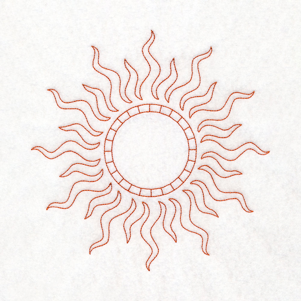 Simple Sun (Quilting)