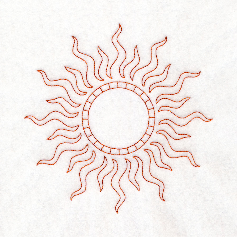 Simple Sun (Quilting)