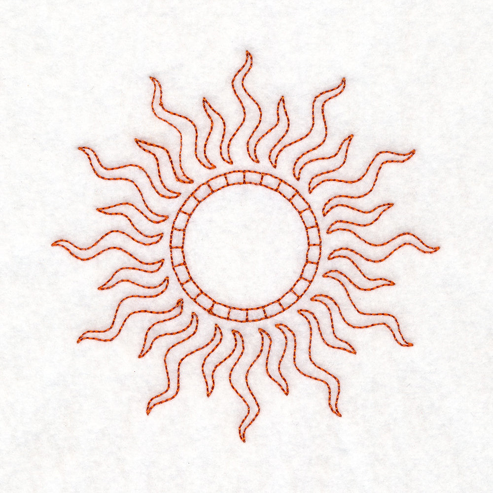 Simple Sun (Quilting)