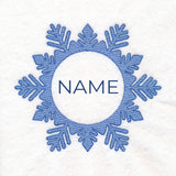 Customizable Snowflake (Embossed)