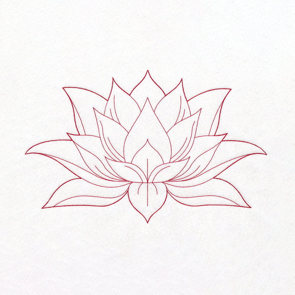 Simple Lotus (Quilting)