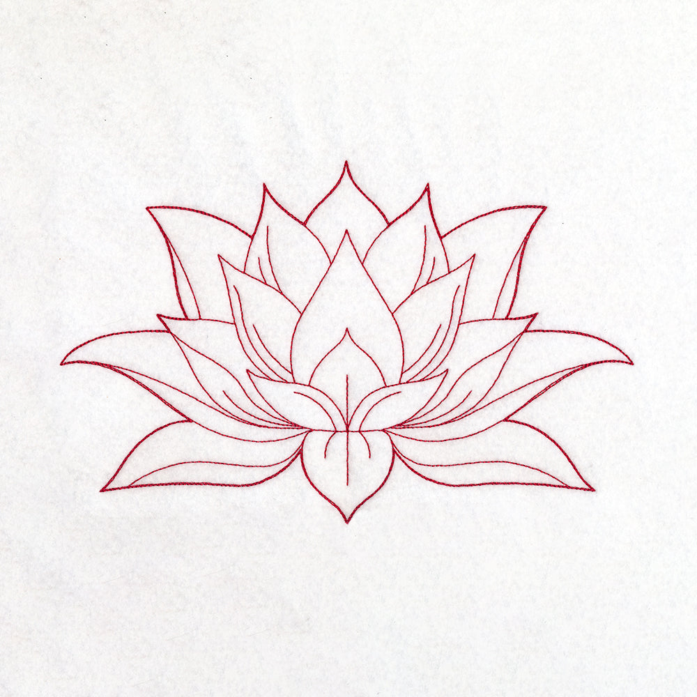 Simple Lotus (Quilting)