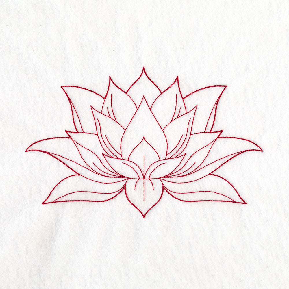 Simple Lotus (Quilting)
