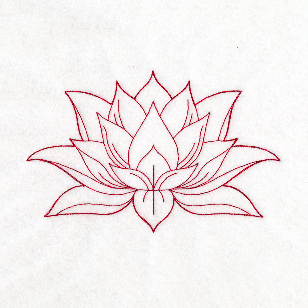 Simple Lotus (Quilting)