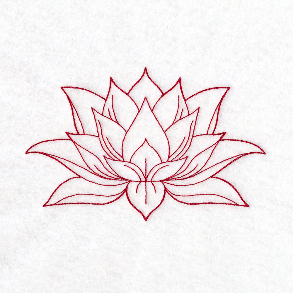 Simple Lotus (Quilting)
