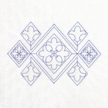 Nordic Traditions - Diamonds (Edge-to-Edge Quilting)