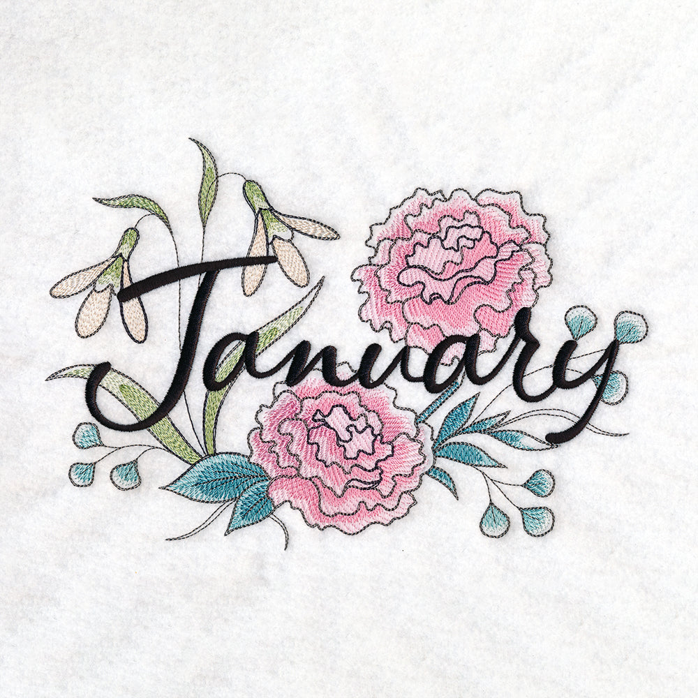 Florals of the Month - January