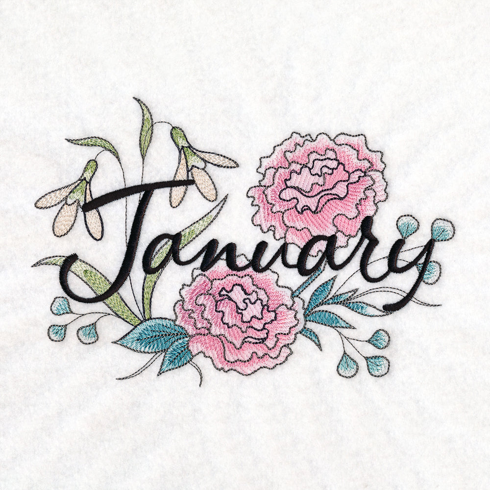 Florals of the Month - January