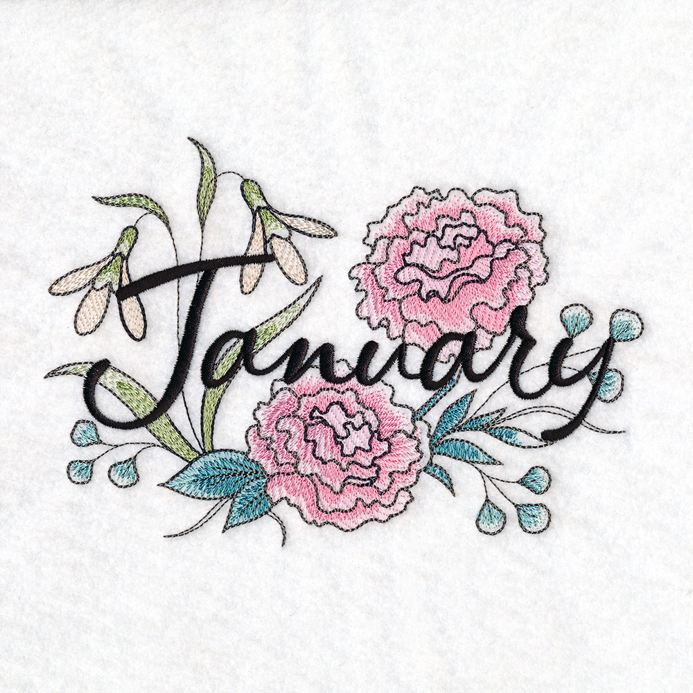 Florals of the Month - January