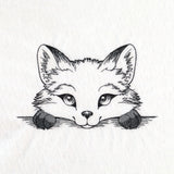 Peeking Fox Sketch
