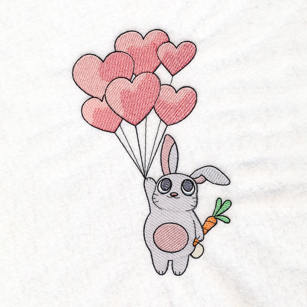 Heart Balloon Bunny