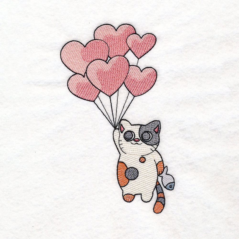 Heart Balloon Kitty
