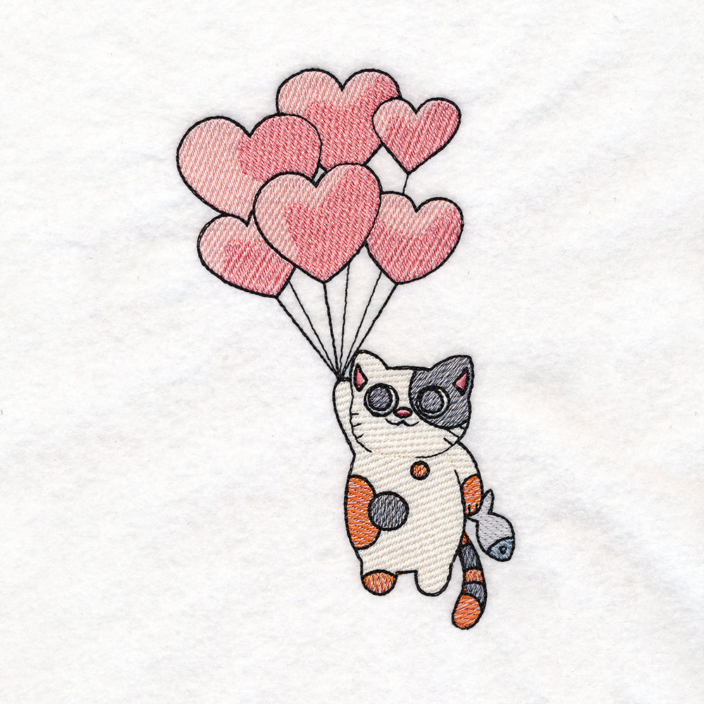 Heart Balloon Kitty