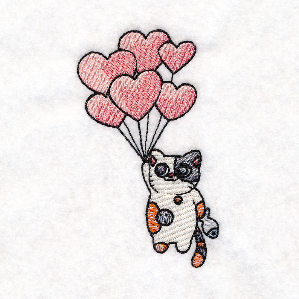 Heart Balloon Kitty