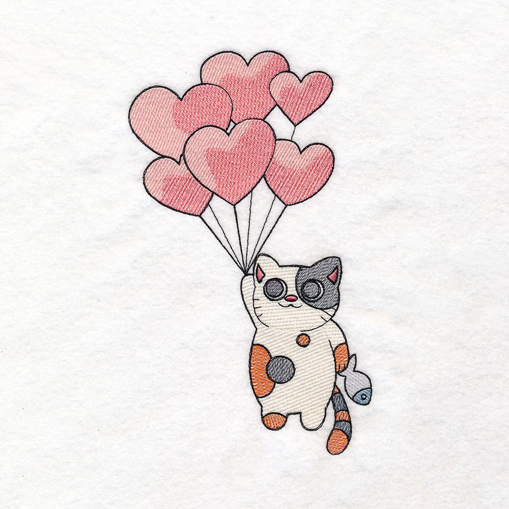 Heart Balloon Kitty