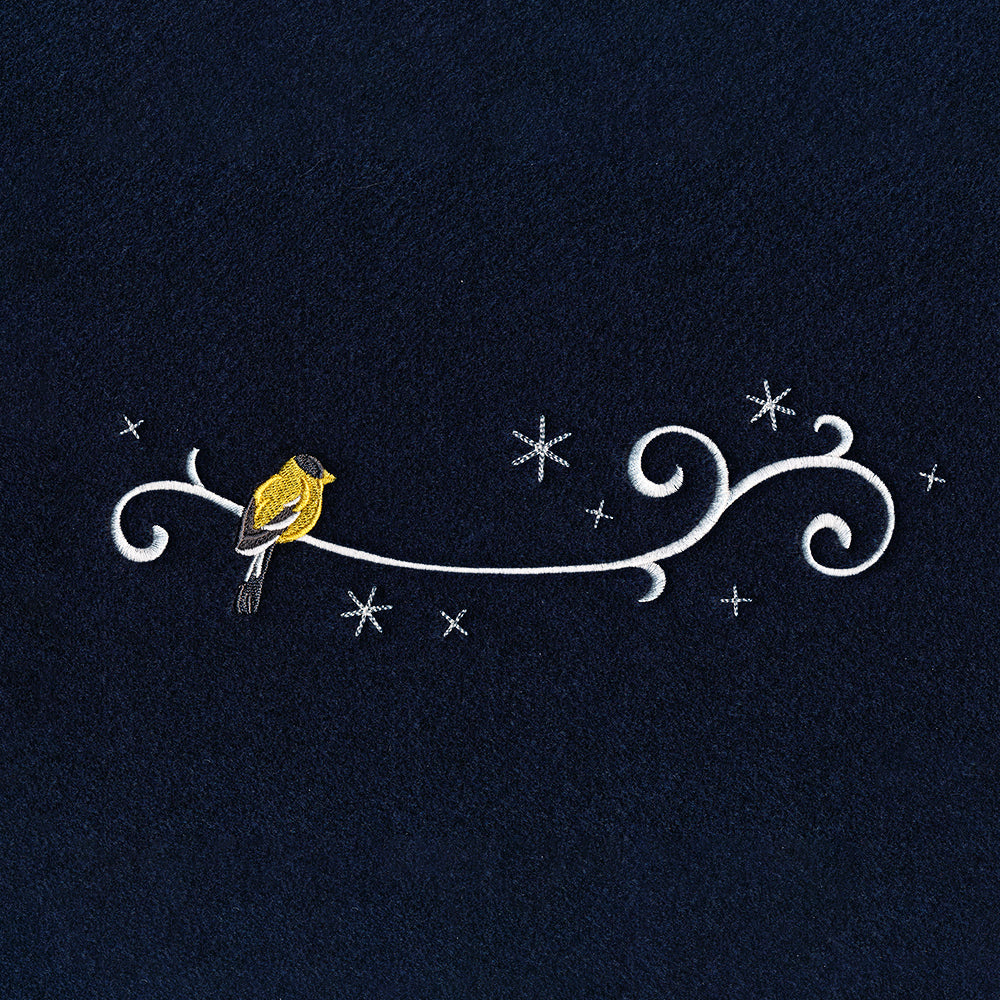 Frosted Goldfinch Border