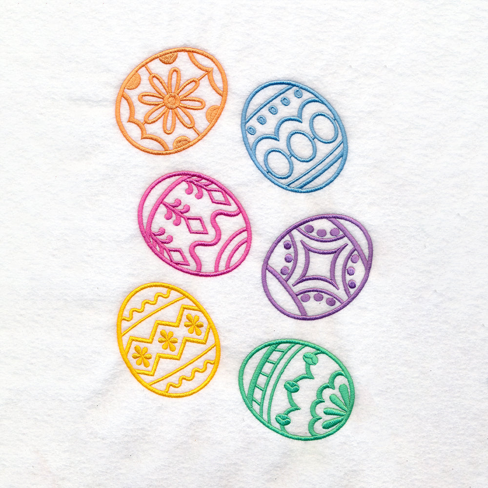 Happy Spring Egg Border