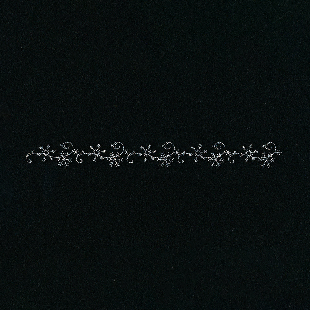 Delicate Snowflake Border 1
