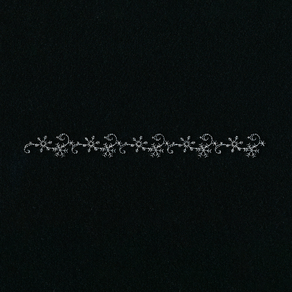 Delicate Snowflake Border 1