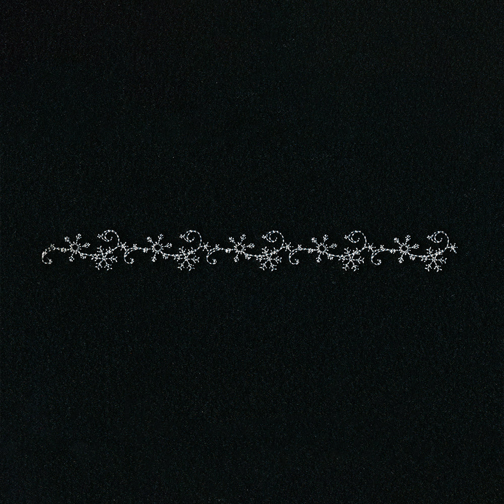 Delicate Snowflake Border 1