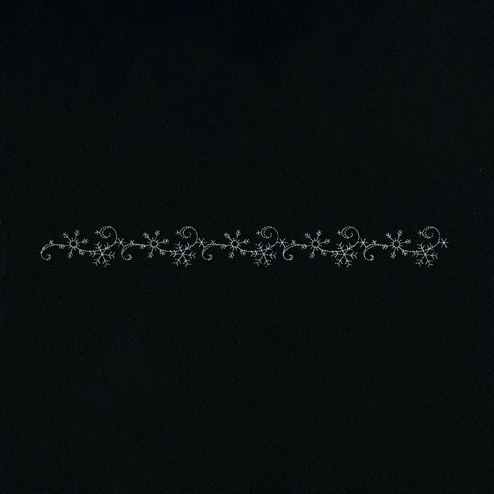 Delicate Snowflake Border 1