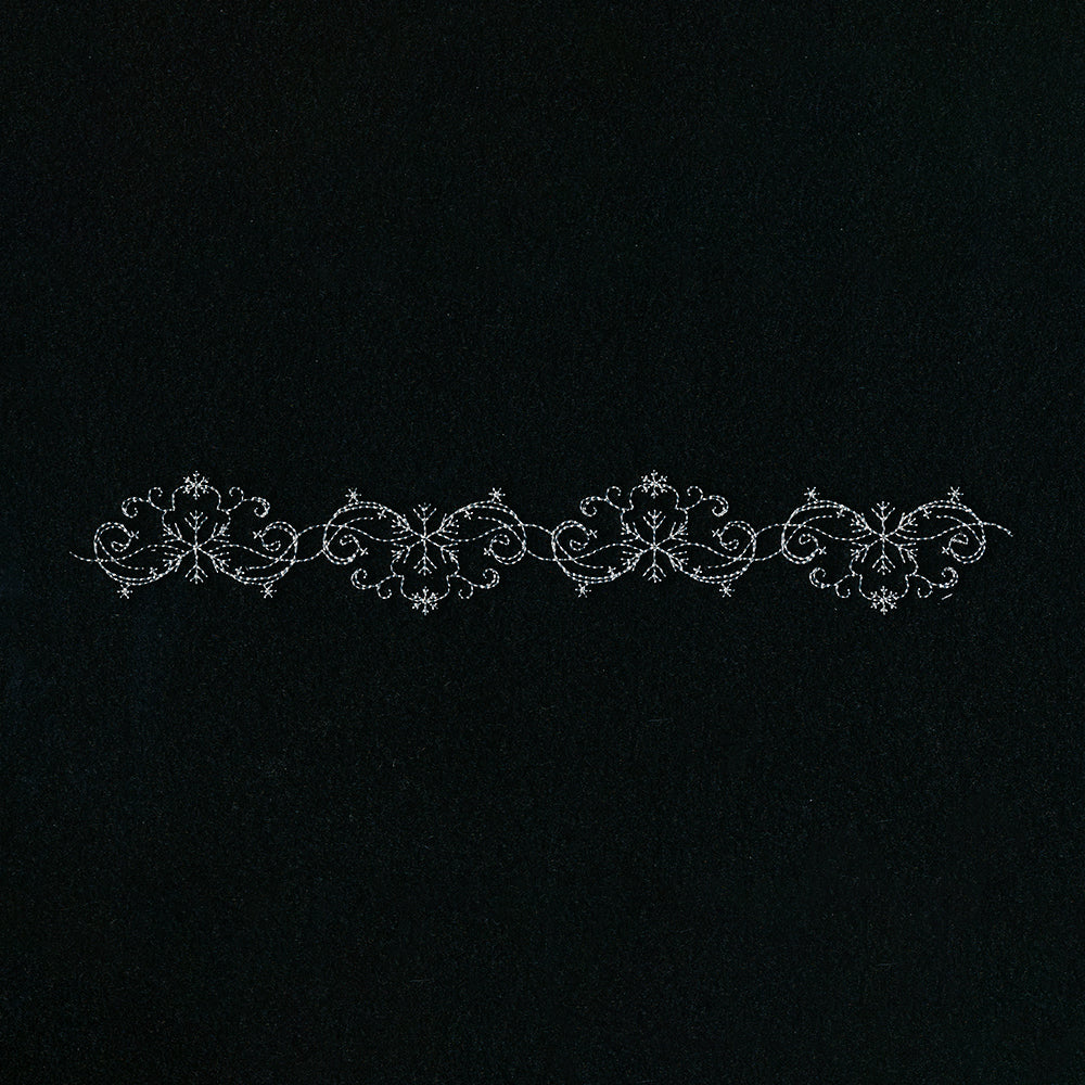 Delicate Snowflake Border 2