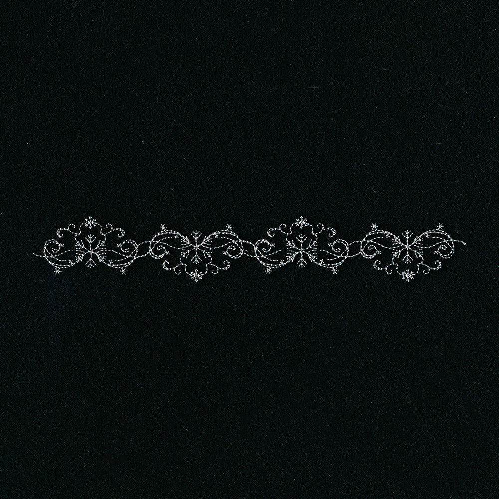 Delicate Snowflake Border 2