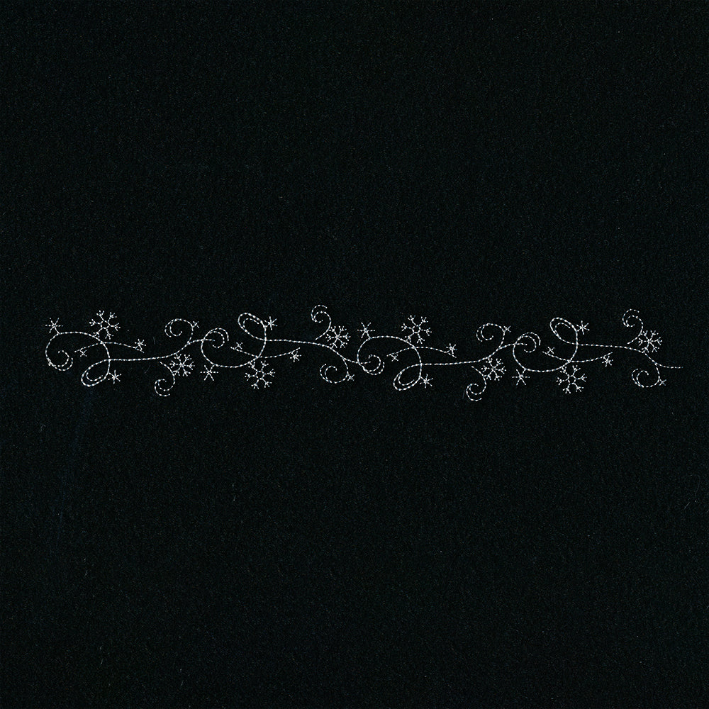 Delicate Snowflake Border 3