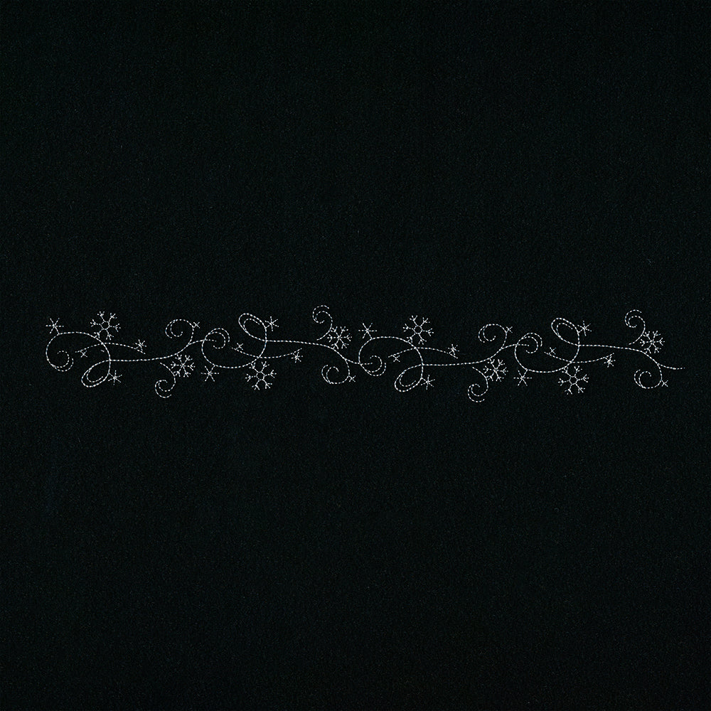 Delicate Snowflake Border 3