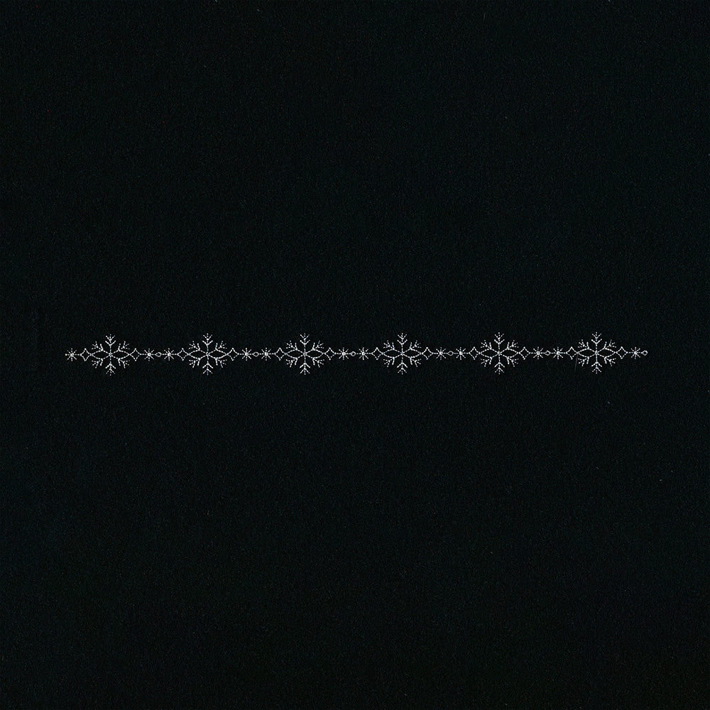 Delicate Snowflake Border 4