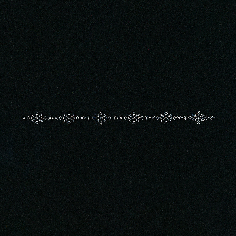 Delicate Snowflake Border 4