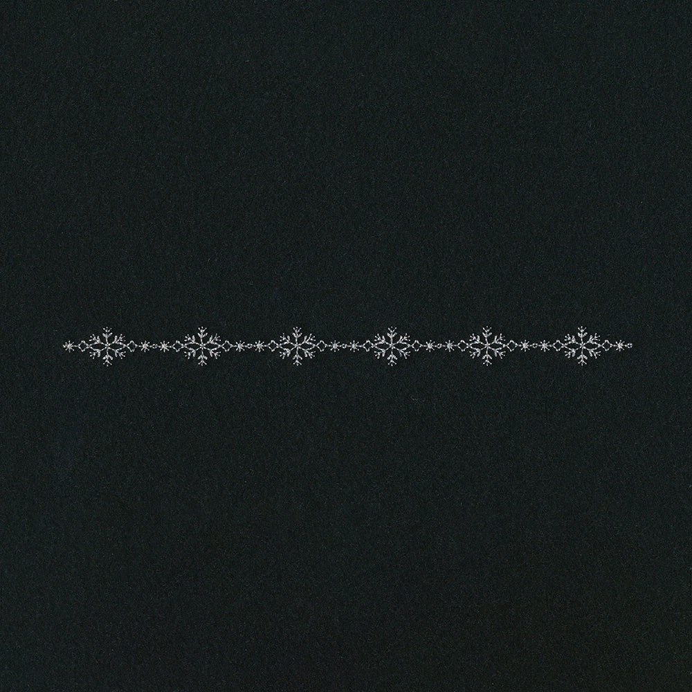 Delicate Snowflake Border 4