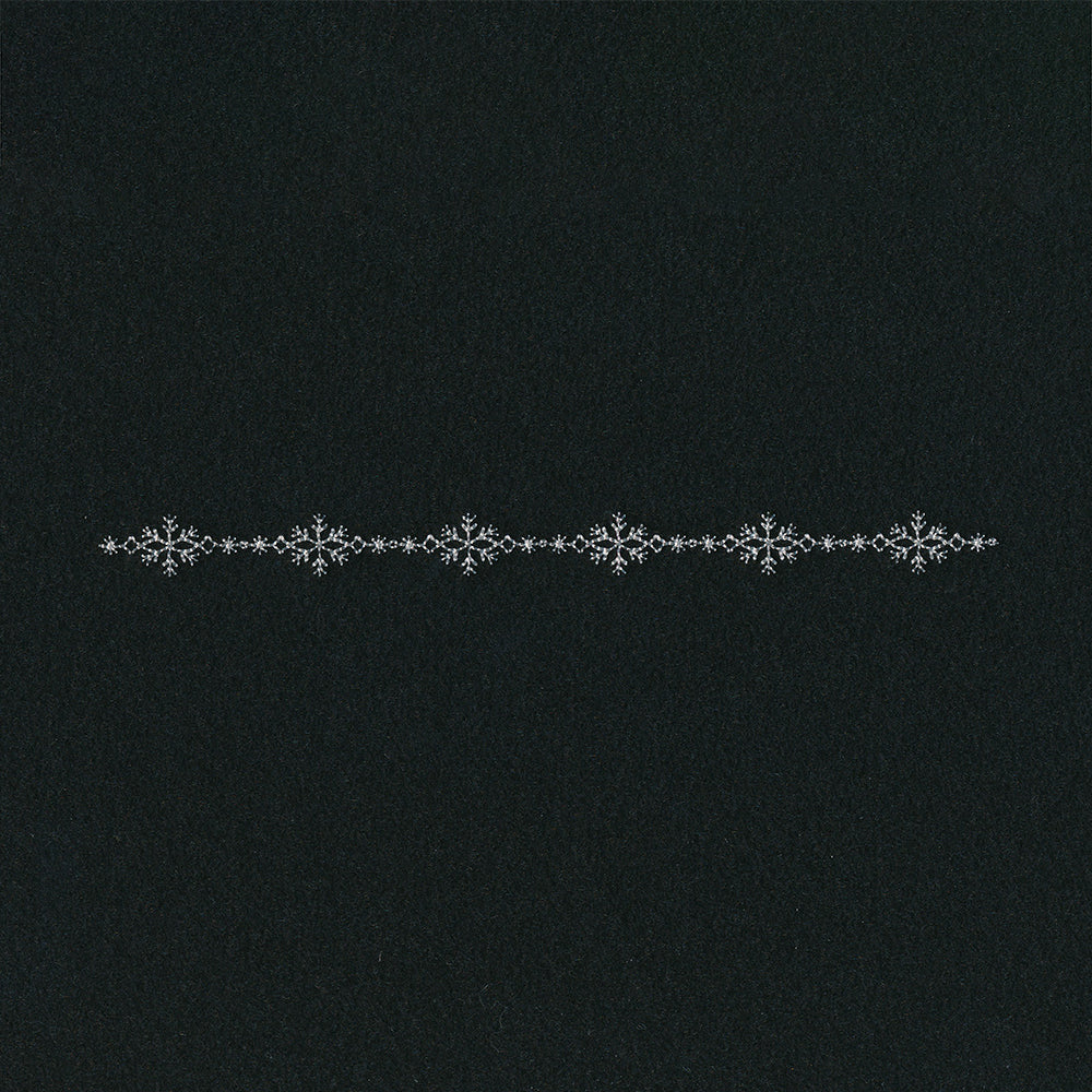 Delicate Snowflake Border 4