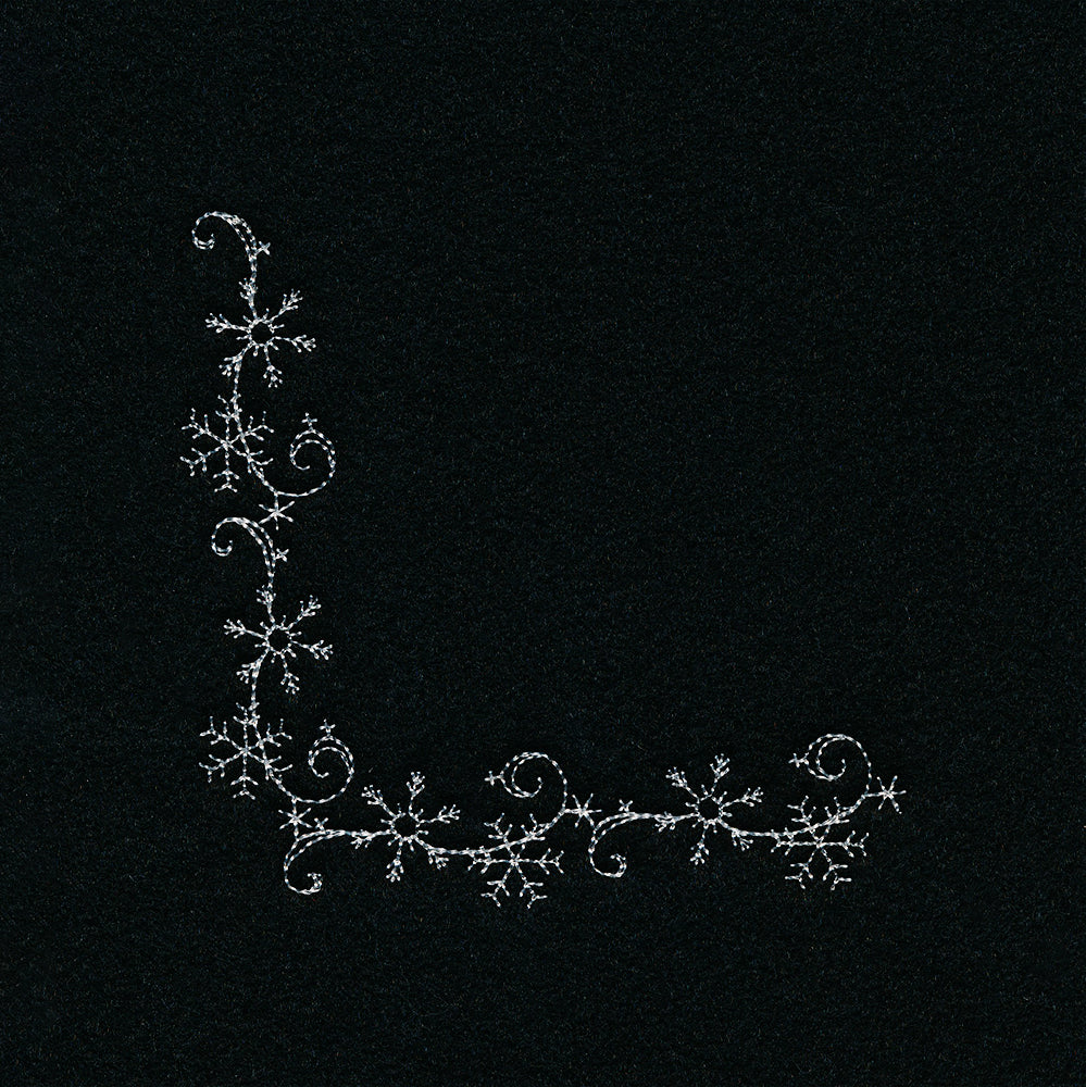 Delicate Snowflake Corner 1