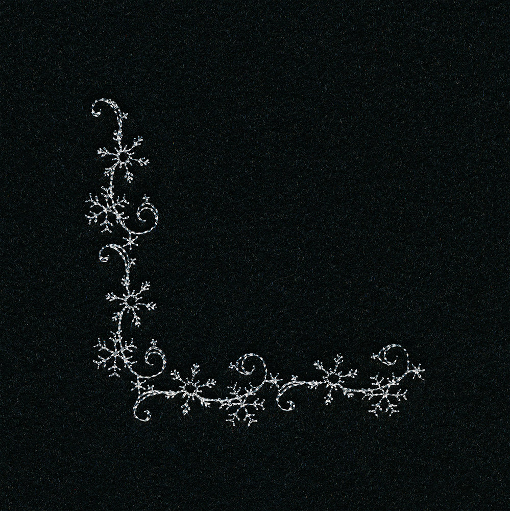 Delicate Snowflake Corner 1