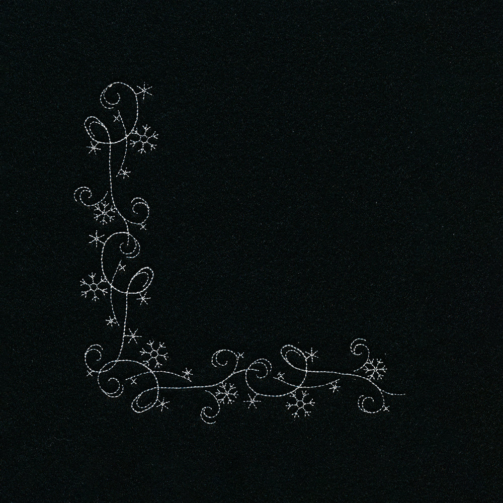 Delicate Snowflake Corner 3