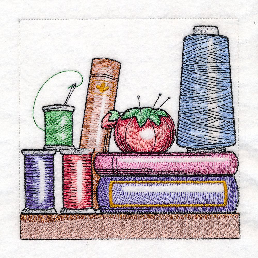 Build a Crafty Bookshelf Quilt - Thread and Pincushion