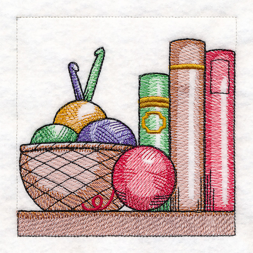 Build a Crafty Bookshelf Quilt - Crochet