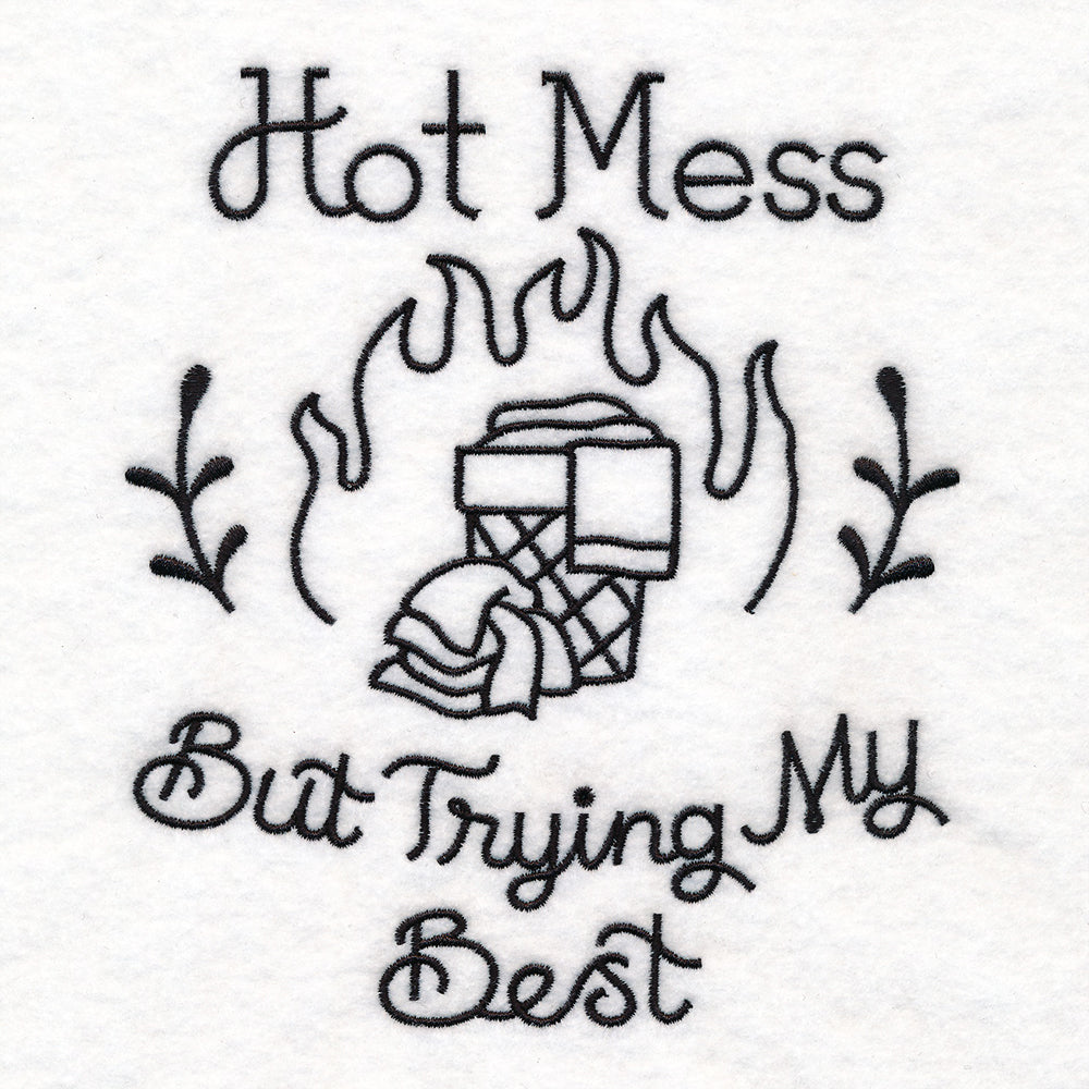 Saucy Mom Sayings - Trying My Best