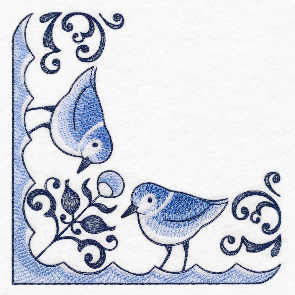 Delft Blue Seaside Corner - Shorebirds