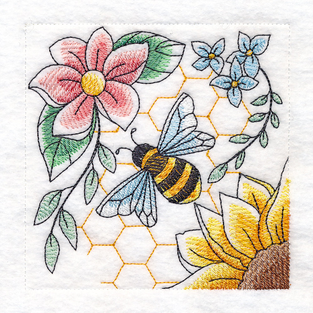 Sweet as Can Bee Honeybee and Blooms Quarter 2